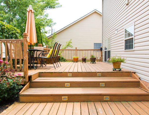 Wooden Patio Installation in Frederick