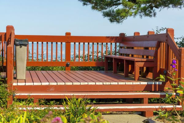 Redwood Deck Construction in Frederick